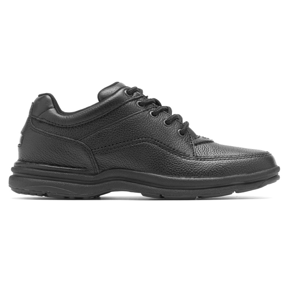 Rockport Sneakers For Mens Black - World Tour Classic Shoe - QR1820765